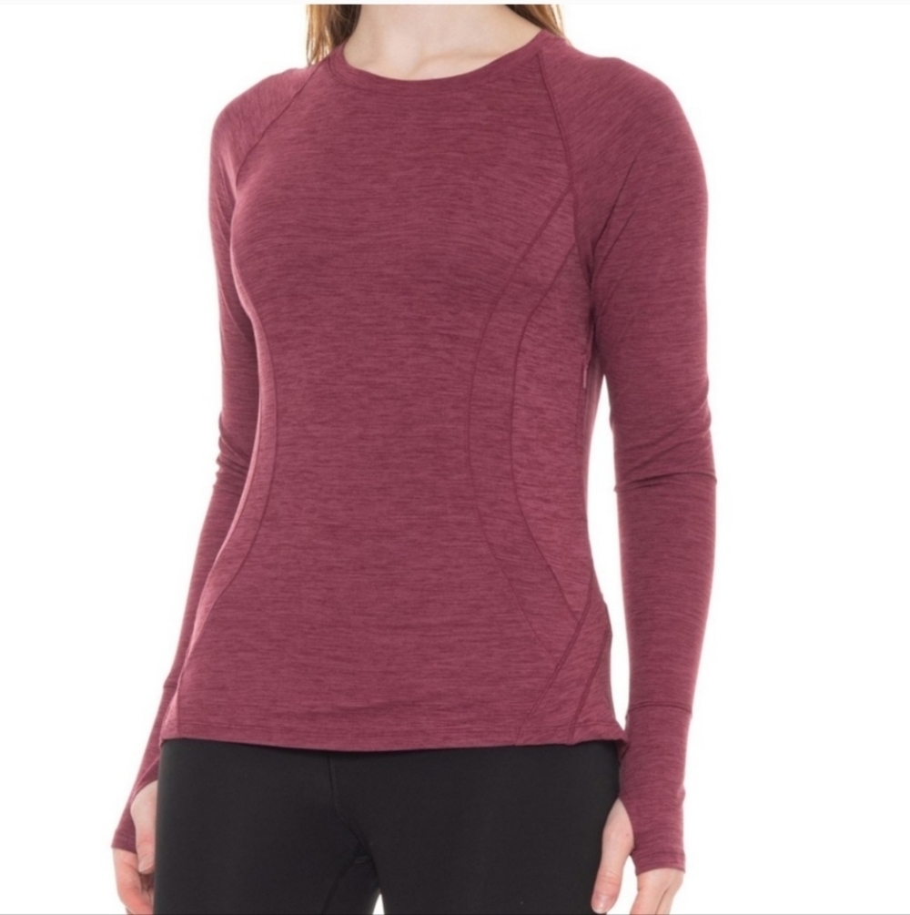 Spyder Ladies' Long Sleeve Brushed Active‎ Top Red S